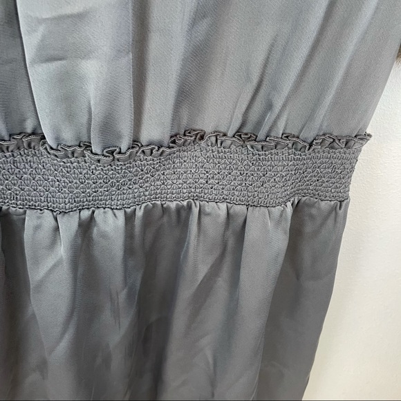 • Reiss • Myla Waisted Dress Midnight Meadow Grey - Picture 6 of 16